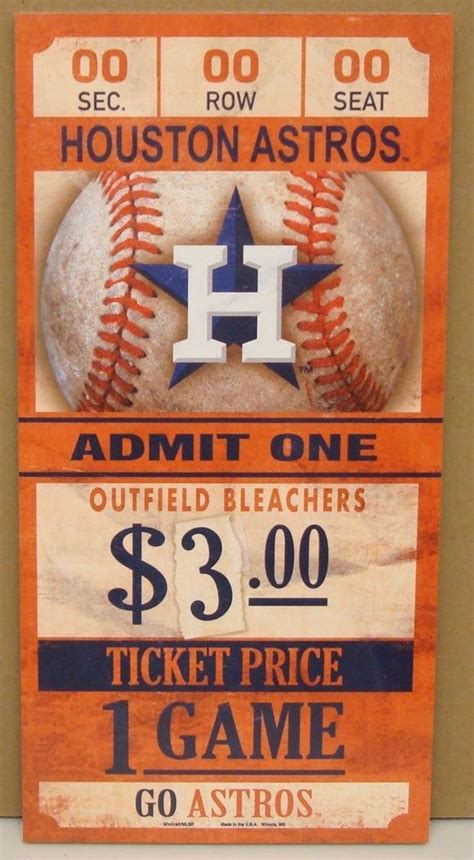 houston astros baseball game tickets